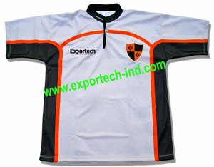 Chemise de sport ballon, rugby, avec imprimé 100% polyester et impression de sublimation - Product Image 1