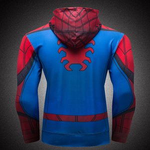 Camicia sportiva da uomo con cappuccio Spider Man sublimazione di nuovo Design - Product Image 3