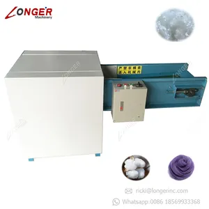 Nhỏ Tự Động Chải Len Cotton Opener Polyester Dệt Mở Máy Cừu Sợi Len Chải Máy Để Bán