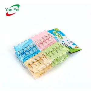 Força para pano de papel, clipe de plástico atacado 20pk, pegos bonecas, plástico extra forte, pendurado, pinos de pano