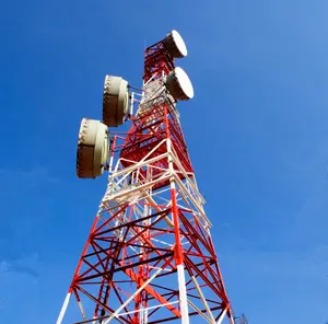 Cell Phone Tower Companies Steel Lattice Telecom Cellular Satellite Phone China Supplier A Cellphone Cell Site Tower