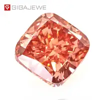 GIGAJEWE हीरा सीवीडी hpht गुलाबी पॉलिश हीरे लैब बढ़ी दौर तकिया शानदार कट आदमी बनाया हीरा