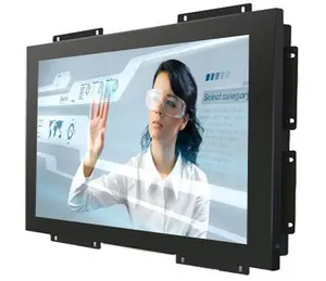Industriële Embedded Display Open Frame 27 Inch Capacitieve Touchscreen Led Monitor Met Usb Rs232 Vga Hdmied Audio-Ingang