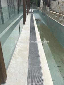 SS 304 316ステンレス鋼スイミングプールオーバーフロー格子/排水トレイ - Product Image 6