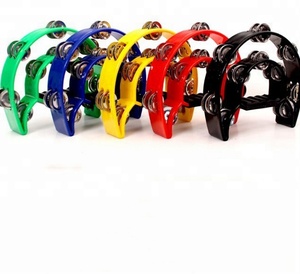 En plastique tambourin sans tête éducatif main <span class=keywords><strong>tambour</strong></span> musique <span class=keywords><strong>percussion</strong></span> - Product Image 3