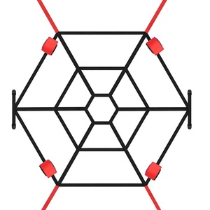 ที่พักแขนทาส BDSM แมงมุมเว็บยับยั้งชั่งใจสำหรับคู่รัก - Product Image 1