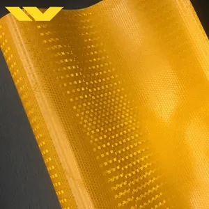 Tongxing China Manufacturer PVC Reflective Golden Yellow Sheet With Cheap Prices