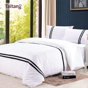 Chine fournisseur Offres Spéciales Tuyauterie impression <span class=keywords><strong>maison</strong></span> <span class=keywords><strong>linge</strong></span> de lit en coton - Product Image 3