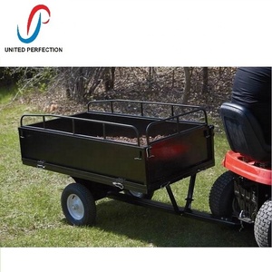 Tosaerba da corsa in acciaio da 545KG con carrello ribaltabile e traino dietro un <span class=keywords><strong>rimorchio</strong></span> quadruplo da giardino <span class=keywords><strong>per</strong></span> motocicli e ATV - Product Image 3