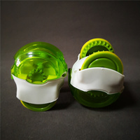 Hete Custom Manual Plastic RVS Lemmet Fruit Groente Gereedschap Gemakkelijk Reinigbaar Gember Knoflook Snijder Cutter Chopper Pers