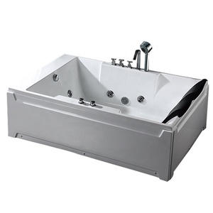 Bañera de hidromasaje cuadrada con calefacción para baño - Product Image 1