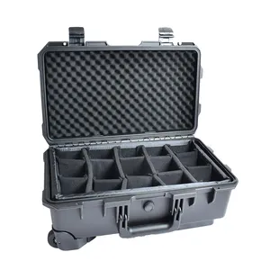 Veiligheid Koffer Hard Plastic Apparatuur Beschermende Camera Case Tool Case Met Insert