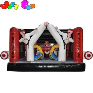 new design inflatable karate bounce house  inflatable obstacle course for sale