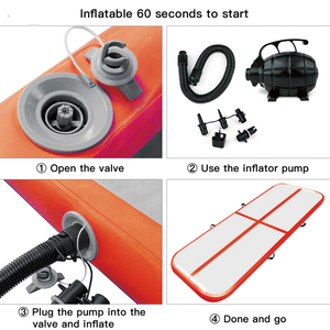 3 m de fábrica barato pista de aire inflable de <span class=keywords><strong>Airtrack</strong></span> con aire piso de gimnasia colchoneta para venta - Product Image 3