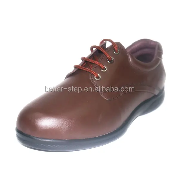 Sapatos de caminhada confortáveis fabricados na China, calçados médicos para homens, calçados para diabéticos médicos da fábrica de calçados funcionais