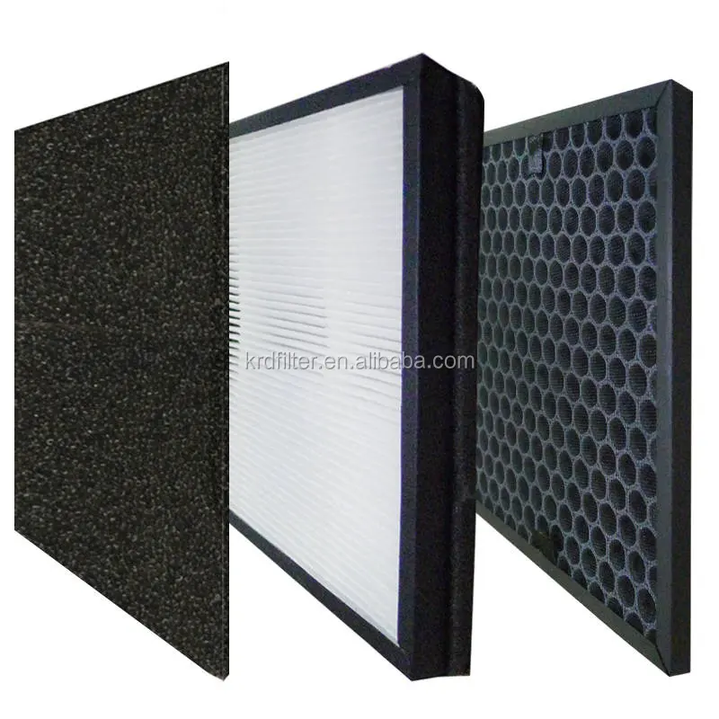 Yıkanabilir ön filtre Aktif karbon düz panel G3 ön hepa hava filtresi
