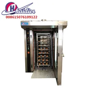 Cozinha de restaurante padaria e pastelaria equipamento elétrico 16 bandejas forno rotativo com 46*66cm