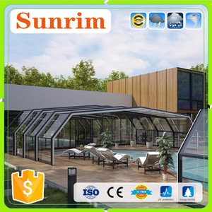 Policarbonato uso familiar corredera cubiertas solares de la piscina para piscinas elevadas - Product Image 5