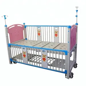 X05-5 Ce-certificering Lage Prijs Handleiding Cartoon Kinderen Ziekenhuis Bed Voor Verkoop