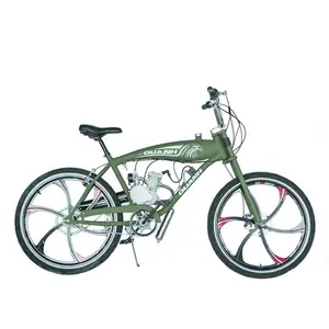 26inch inner tank aluminium OEM cheap CHINESE factory chopper gas bike 2 stroke engine gas bike petrol gas chopper bike