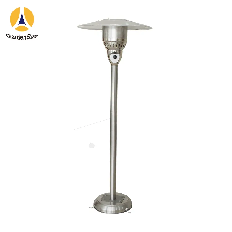 Outdoor Stainless Steel Gas Patio Heater Natural Gas Patio Heater In Powder Coating With 41 000 BTU