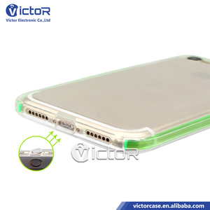 Compra a granel de China estuche del teléfono móvil de TPU transparente y PC colorido con enchufe del polvo <span class=keywords><strong>Para</strong></span> <span class=keywords><strong>iPhone</strong></span> 7 - Product Image 4