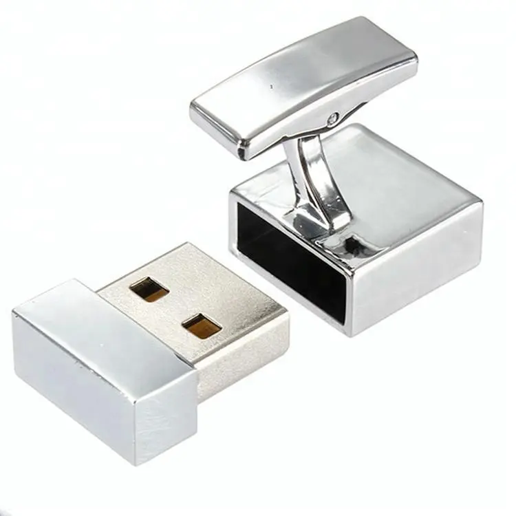 Argent USB Lecteur Flash Manchette Mini 4 GB CLÉ USB Stylo Lecteur