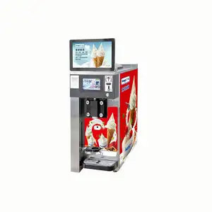 Máquina Expendedora de helados, funciona con monedas, Industrial