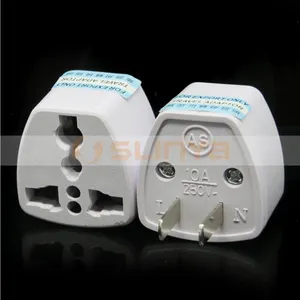 Bahan Baja Universal untuk Amerika Serikat 2 Pin Plug Adaptor