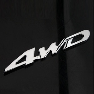 ขายส่ง Italic รถ4wd รถโลหะสัญลักษณ์3D สเตอริโอตกแต่งรถการกำจัด V6ป้ายสติกเกอร์ - Product Image 4