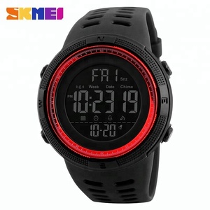 Montre-bracelet sport numérique étanche <span class=keywords><strong>Skmei</strong></span> <span class=keywords><strong>1251</strong></span> de marque propre, bon marché, chronographe, or et noir, pour hommes, best-seller - Product Image 4