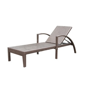 Estilo <span class=keywords><strong>de</strong></span> Italia <span class=keywords><strong>de</strong></span> mimbre al aire libre diseño playa y la piscina <span class=keywords><strong>de</strong></span> mimbre Chaise sol saliente tumbona - Product Image 2