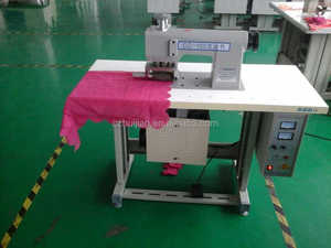 अल्ट्रासोनिक फीता सिलाई की मशीन पीवीसी कपड़े सिलाई - Product Image 3