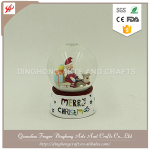 Décoration De Noël En Verre Clair Boule Boule À Neige Accrocher Ornements - Product Image 5