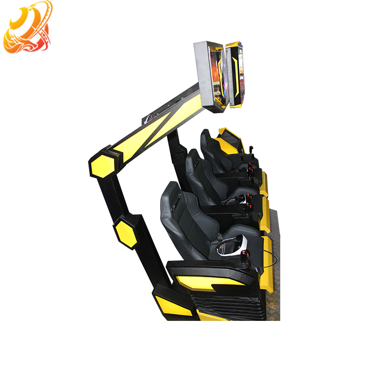 9D VR Simulateur Trois Sièges VR Cinéma VR Machine de Jeu de Chaise De Mouvement 9DVR Oeuf Électrique 3 Places