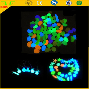 Blue Glow in the <strong>Dark</strong> Decorative <strong>Pebbles</strong> <strong>Stone</strong> Home Garden Walkway Decor Luminous Stones for Outdoor Aquarium Fish tank Rocks