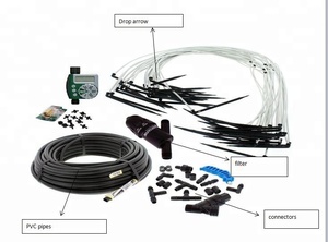 Chi phí thấp Chất lượng cao một lớp kích thước lớn PVC/PE nông nghiệp nhà kính trang trại hệ thống thủy lợi - Product Image 4