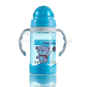 Libre de BPA botella de alimentación para bebes / niños con temperatura sintiendo la función y mango de la tapa 8168 - Product Image 4