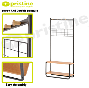 Moderno Industrial Loft Estilo MDF Hierro Lavandería Rack Muebles para el hogar de alta calidad Extensible Venta al por mayor Fabricante de Taiwán - Product Image 5