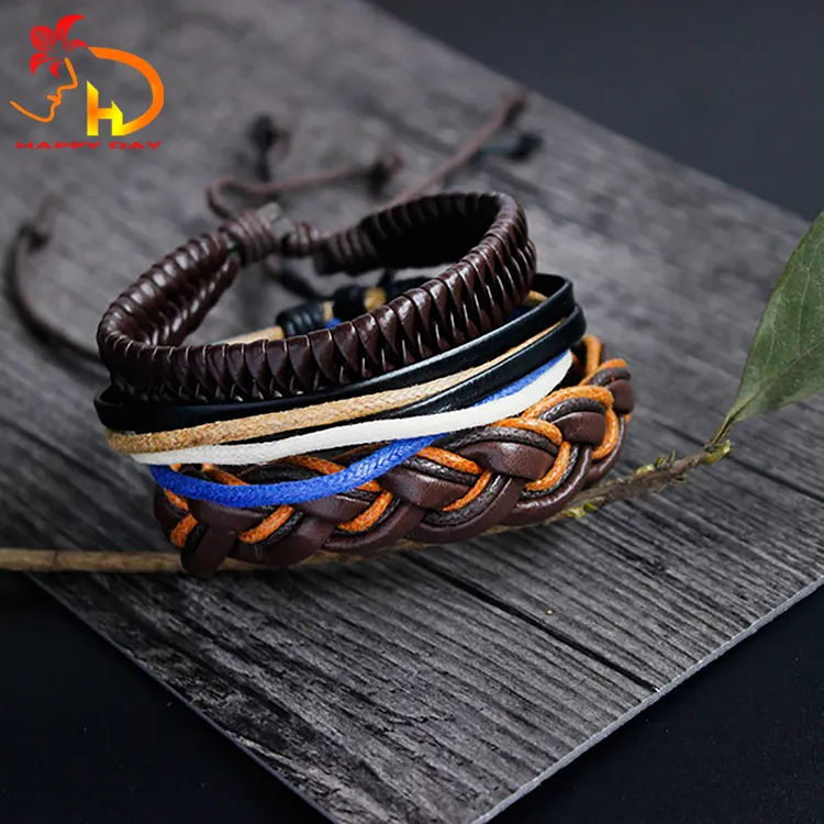 Gelang Tangan Kulit Cantik Desain Khusus Tiongkok