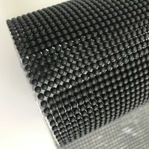 I più venduti su misura di formato rotondo nero di paillettes in metallo tessuto