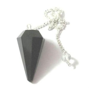 Hematita 6 péndulos de cristal facetado Feng Shui amor estilo tallado piedra Natural pulsera piedra preciosa ágata Material recuerdo regalo - Product Image 1