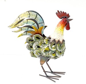 Logam halaman art dekorasi Taman Rooster - Product Image 4