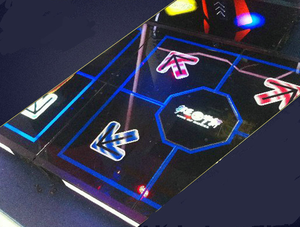 . 55 "Vua của vũ công 3 đồng tiền hoạt động Arcade điện tử âm nhạc trò chơi nhảy múa máy đôi nhảy công viên giải trí - Product Image 5