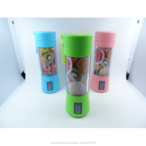 2018 grandes ventas! Precio barato del USB recarga 380 Ml hogar bottledjoy 6 cuchillas eléctrico mezclador licuadora botella - Product Image 6