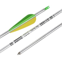 Vente en gros de flèche en Aluminium 7075-t6 flèche de tir à l'arc en Aluminium de haute qualité pour la chasse