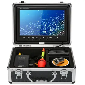 15 米电缆深水水下钓鱼相机 9 英寸液晶显示器视频彩鱼搜索器
