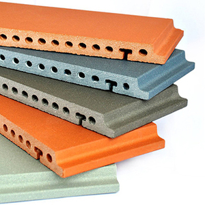D18 18 millimetri di spessore argilla ceramica terracotta facciata pannello esterno tenda rivestimento della parete di piastrelle - Product Image 2