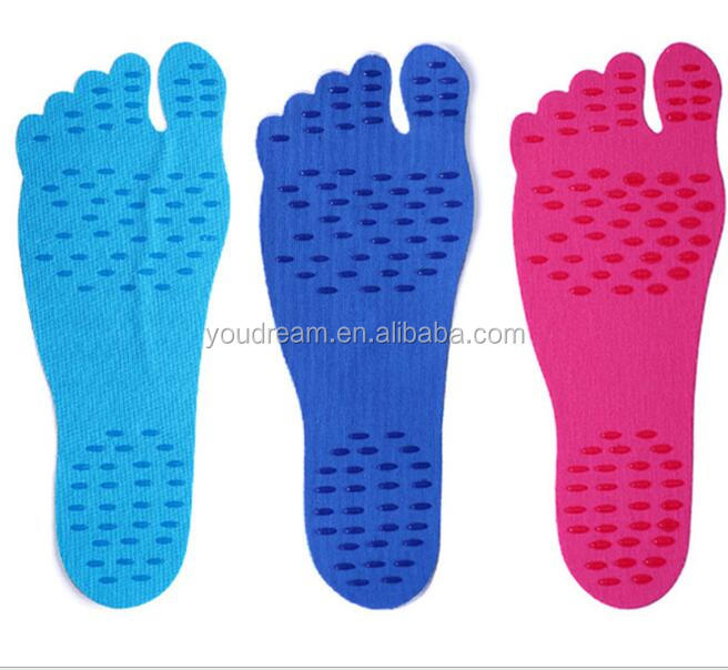 Босиком сцеплением с заплатками Nakefit обувь на плоской подошве с гибкой средства ухода за кожей стоп защита прочно держаться на поверхности стельки