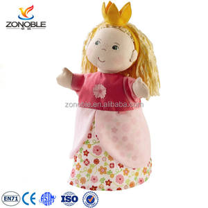 Bella di disegno peluche per bambini puppet theater giocattoli carino morbido a buon mercato peluche burattino bambola - Product Image 1
